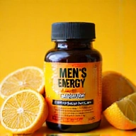 Product image of a new men's energy chewable supplement.
