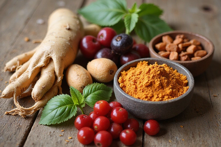 Diverse natural ingredients for health supplements