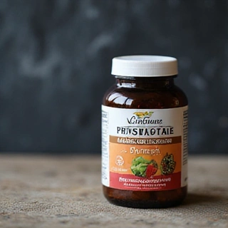 Prostate health supplement bottle