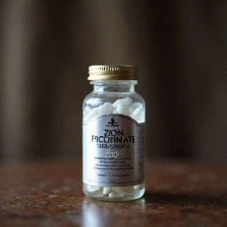 Zinc supplement bottle